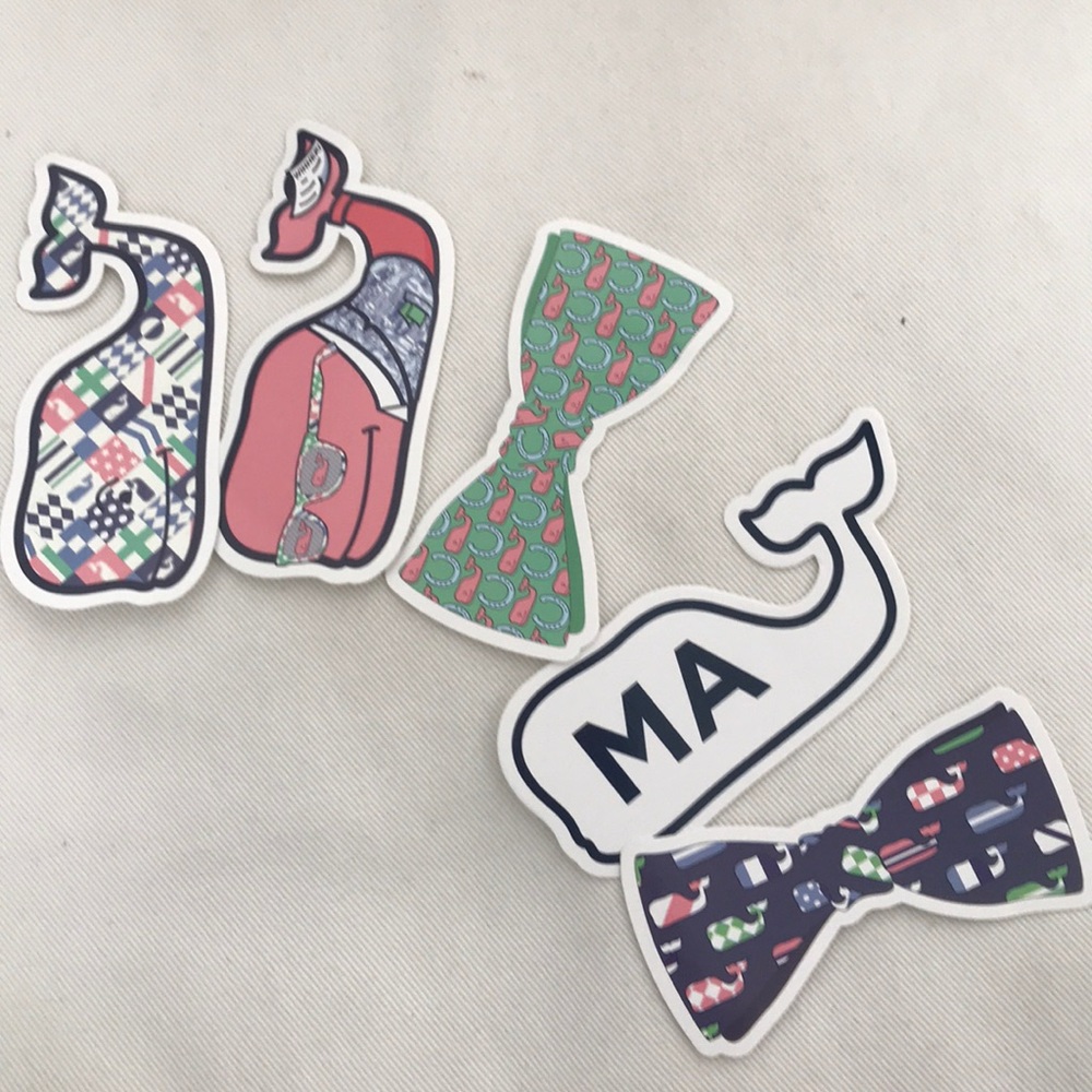 Vineyard vines derby limited edition sticker pack